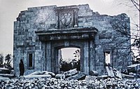 Carinhall in ruins, 1947