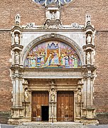 Portal of the Dalbade Church (1537-1540, except for the 19th century tympanum, reproduction of the Coronation of the Virgin by Fra Angelico).