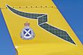 The Crown of Scotland is incorporated into the badge of the Scottish Ambulance Service, shown here on the tail of a Eurocopter EC135.