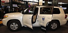 Toyota Land Cruiser with armor installed by Centigon Security Group