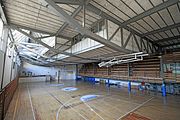 The interior of the Maravillas School Gymnasium