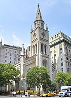 Marble Collegiate Church (1851–1854); for many years Norman Vincent Peale was its pastor[1]