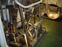 Compound steam Mmachine