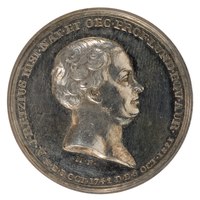 Medal with Anders Johan Retzius in profile, 1842