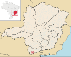 Location in the State of Minas Gerais