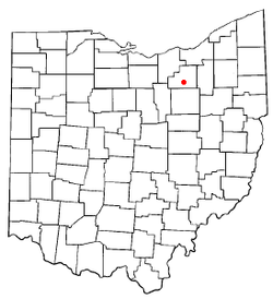 Location of Chippewa Lake, Ohio