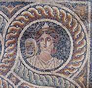 Mosaic with Thalia (Muse) from Kos
