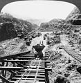 Image 9Construction work on the Culebra Cut, in 1907 photograph. (from History of Panama)
