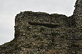 Pillbox built into the ruins of Pevensey Castle in East Sussex