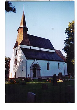 Roma Church, located in Roma kyrkby/Lövsta