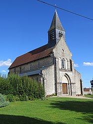 The church in Saint-Bon