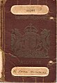 1939 Mandatory Palestine passport