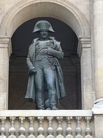 Statue of Napoleon in the court