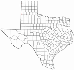 Location of Farwell, Texas