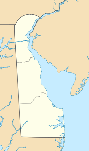 Map showing the location of First State National Historical Park