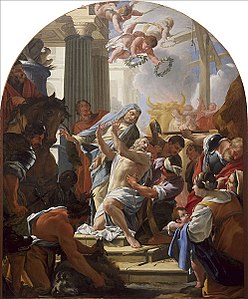 Martyrdom of Saint Eustache, by Simon Vouet (1635)