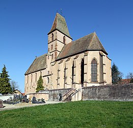 Church of Saint Walburg in Walbourg