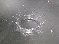 Droplet splashing