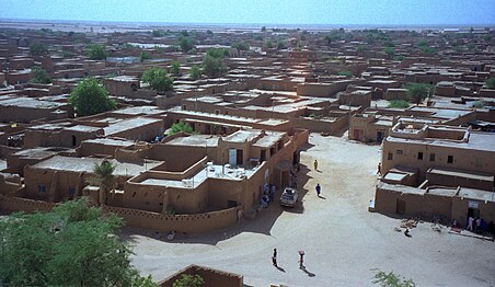 View of Agadez, a town in Niger