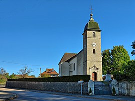 The church in Angirey