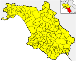 Atrani within the Province of Salerno