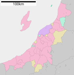 Location of Awashimaura in Niigata Prefecture