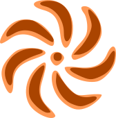 ბორჯღალი – მზის ძველი ქართული სიმბოლო, დაკავშირებული მზის და მარადისობის მესოპოტამიურ და შუმერულ სიმბოლოებთან.