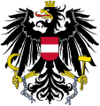 Vereinfachte Version des Bundeswappens der zweiten Republik Österreich (seit 1984)
