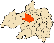 Location of Medjana, Algeria within Bordj Bou Arréridj Province