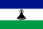Flag of Lesotho (3:4:3)