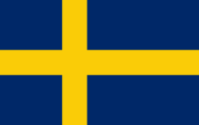Swedish civil ensign 1 November 1905–21 June 1906, with union mark removed