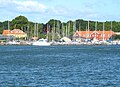 The marina in Guldborg.
