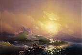 The Ninth Wave by Ivan Aivazovsky (1850)