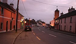 Main Street (R397) with clock tower, 2007