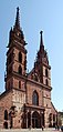 Spätromanisches Basler Münster mit gotischen Ergänzungen, nach 1356–1500