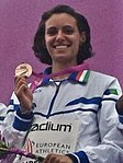 Martina Amidei wurde mit 23,51 s Achte in ihrem Rennen und schied damit im Halbfinale aus