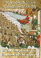 Muhammad at the Battle of Badr. From the Siyer-i Nebi, c. 1388.
