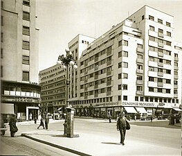 Dragomir-Niculescu Building on Calea Victoriei, Bucharest, 1936, by State Baloșin[113]