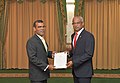 Image 32President Ibrahim Mohamed Solih congratulates Mohamed Nasheed Speaker of the People's Majlis in May 2019 (from Maldives)