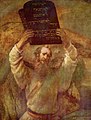 Rembrandt, Moses Breaking the Tablets of the Law, 1659