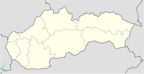 2024–25 Slovak First Football League is located in Slovakia
