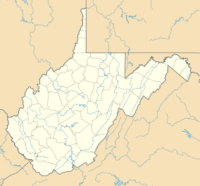 Map showing the location of Berkeley Springs State Park