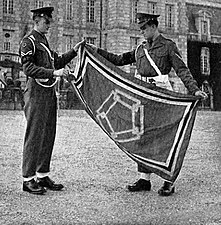 British military police displaying the Western Union Standard