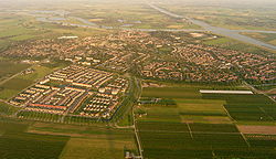 Aerial view of Wijk bij Duurstede