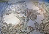Mosaic in the Tzippori Synagogue (5th century)