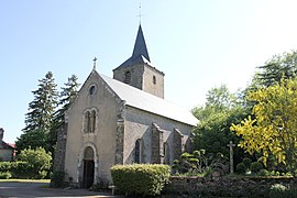 The church of Saint-Sulpice, in Authiou