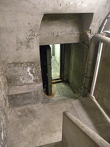 Entrance to the 1930s era bunker built beneath the Court of Honor