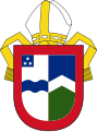 Coat of arms of the Diocese of Waikato and Taranaki[66][67]