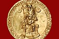 Image 11The seal of the Golden Bull of King Andrew II of Hungary from 1222 (from History of Hungary)