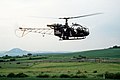 SA-318C Alouette II des BGS überwacht im Juni 1985 die Innerdeutsche Grenze